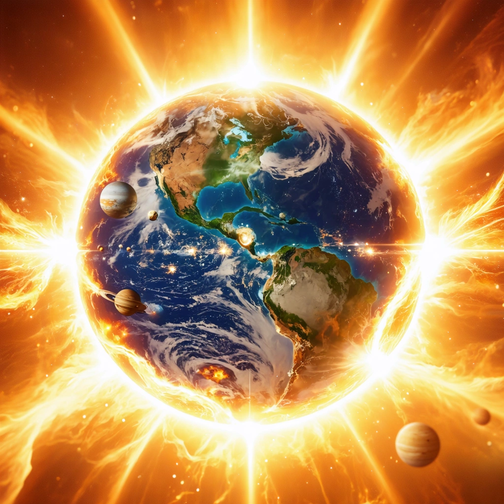 Solar System: Tata Surya’s Art: Tata surya illustrations capture the cosmos’ beauty.